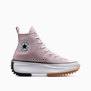 Converse Run Star Hike Platform High Top Size 8.5 Pink Himalayan Salt 171668C